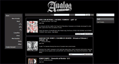 Desktop Screenshot of analogworship.com