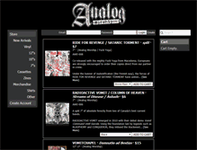 Tablet Screenshot of analogworship.com